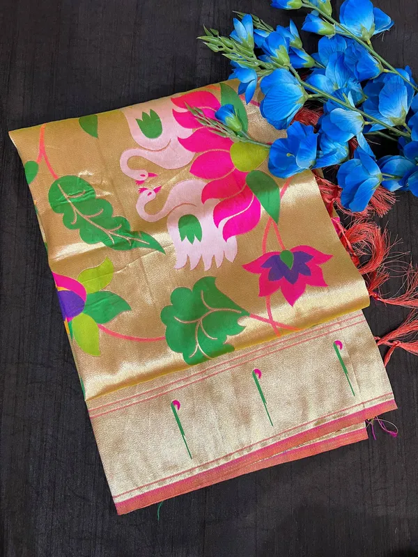 Multicolor_Silk_Designer_Dupatta_For_Women