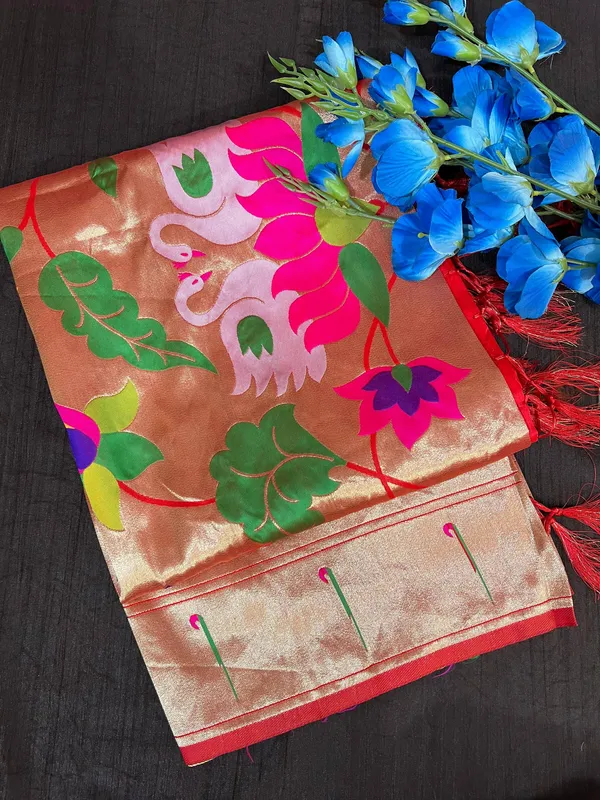 Multicolor_Silk_Designer_Dupatta_For_Women