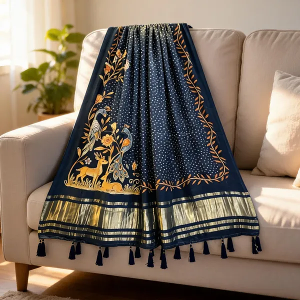 Emerald_Blue_Silk_Gajji_Modal_Bandhani_Print_Dupatta_For_Women