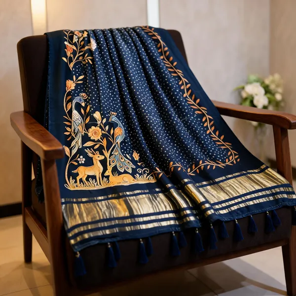 Emerald_Blue_Silk_Gajji_Modal_Bandhani_Print_Dupatta_For_Women