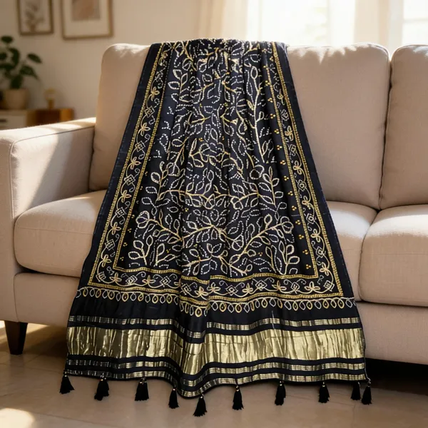 Multicolor_Gajji_Silk_Bandhani_Jaal_Dupatta_For_Women