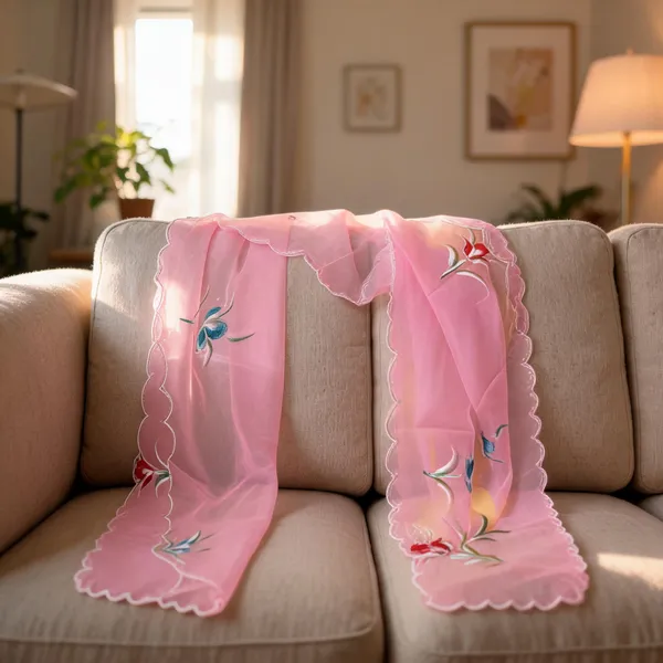 Pink_Organza_Hand_Painted_Sequin_Border_Dupatta_For_Women
