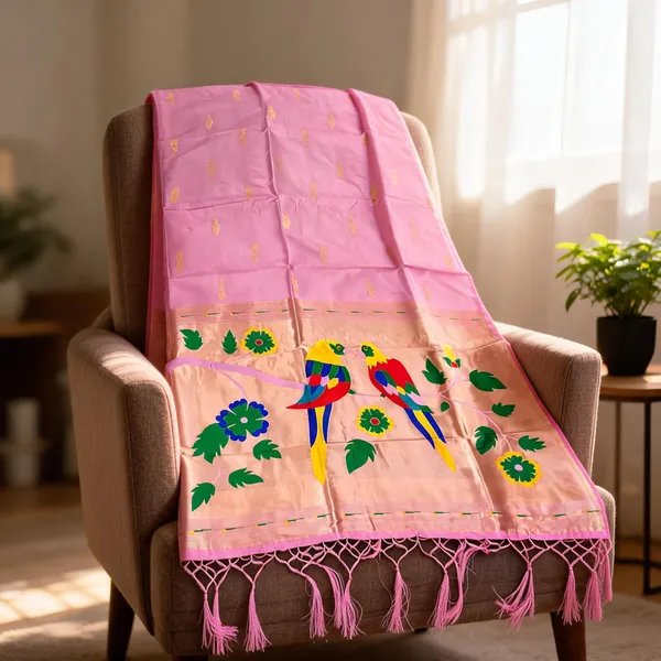Pink_Silk_Zari_Paithani_Dupatta_For_Women