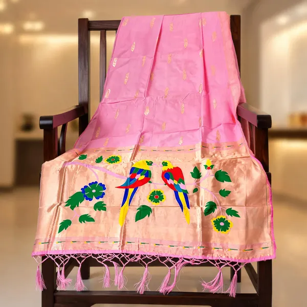 Pink_Silk_Zari_Paithani_Dupatta_For_Women