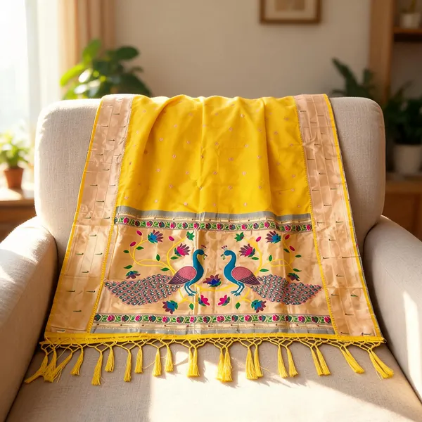 Multicolor_Silk_Paithani_Zari_Peacock_Dupatta_For_Women