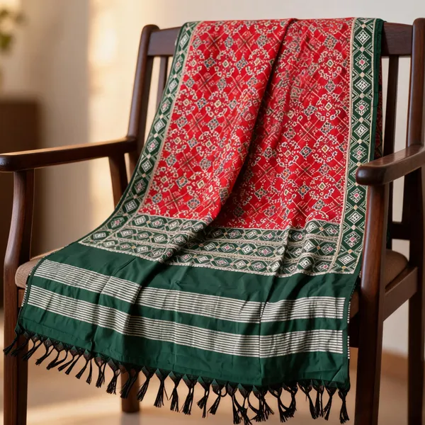 Multicolor_Patola_Silk_Woven_Tassel_Dupatta_For_Women