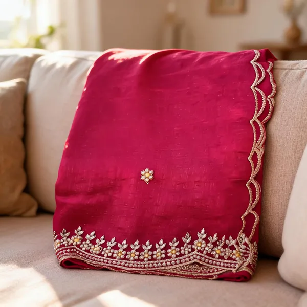Pink_Silk_Stone_Work_Border_Dupatta_For_Women