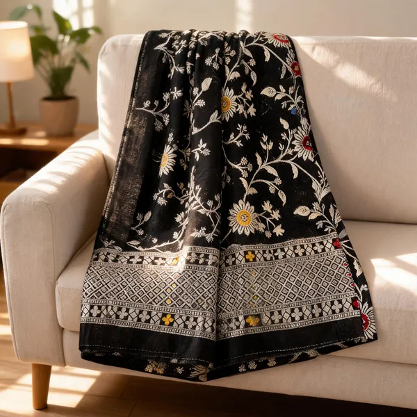 Black_Dola_Silk_Jacquard_Dupatta_For_Women