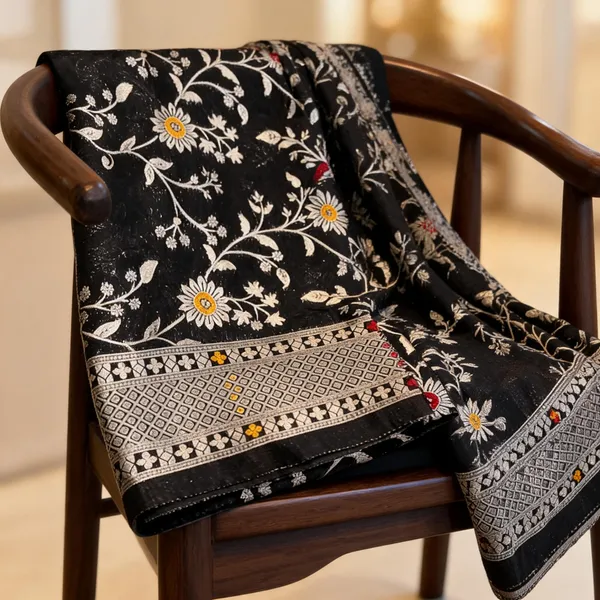 Black_Dola_Silk_Jacquard_Dupatta_For_Women