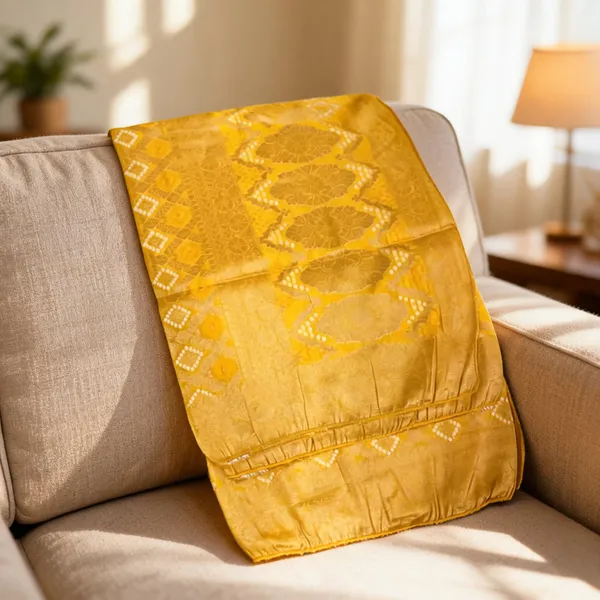 Yellow_Viscose_Silk_Bandhani_Zari_Designer_Pallu_Dupatta_For_Women