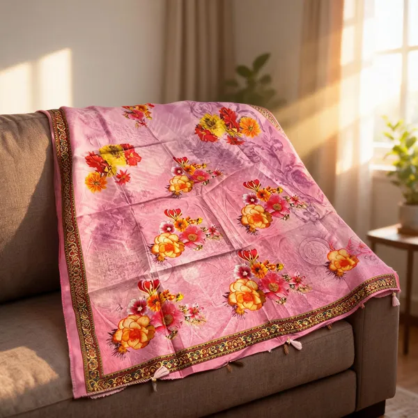 Multicolor_Tussar_Silk_Digital_Printed_Tassel_Dupatta_For_Women