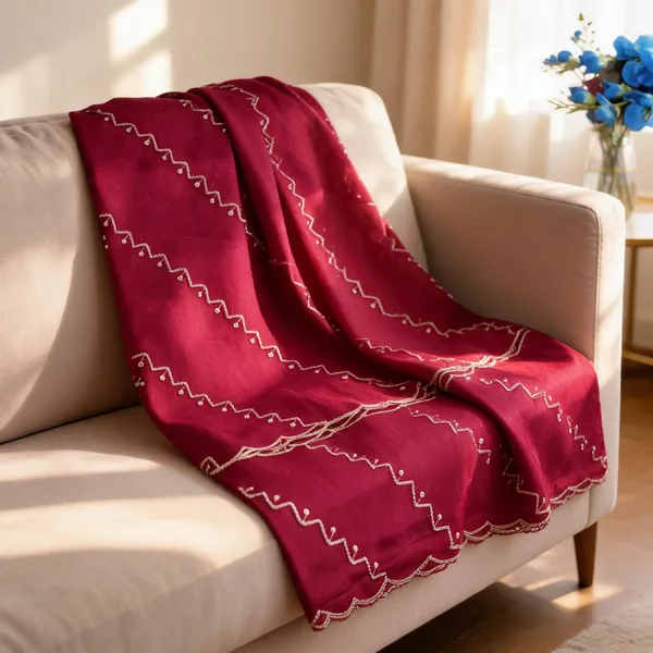 Pink_Vichitra_Silk_Sequin_Scalloped_Border_Dupatta_For_Women
