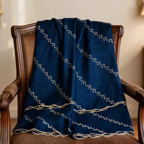 Violet_Vichitra_Silk_Sequin_Scalloped_Border_Dupatta_For_Women