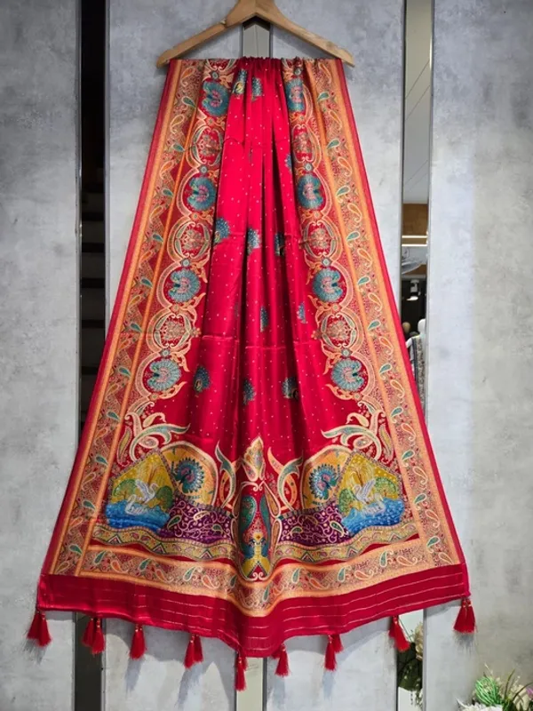 Red_Gajji_Silk_Position_Work_Dupatta_For_Women