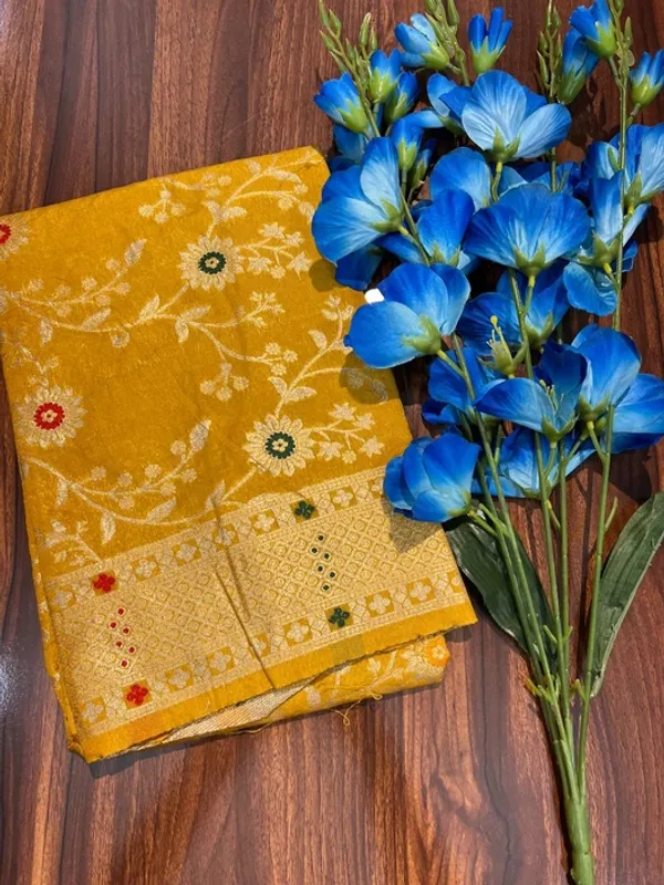 Yellow_Dola_Silk_Jacquard_Dupatta_For_Women