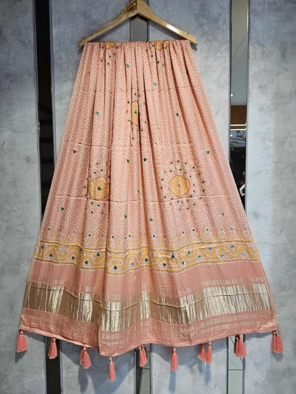 Pink_Modal_Silk_Bandhani_Print_Handwork_Dupatta_For_Women