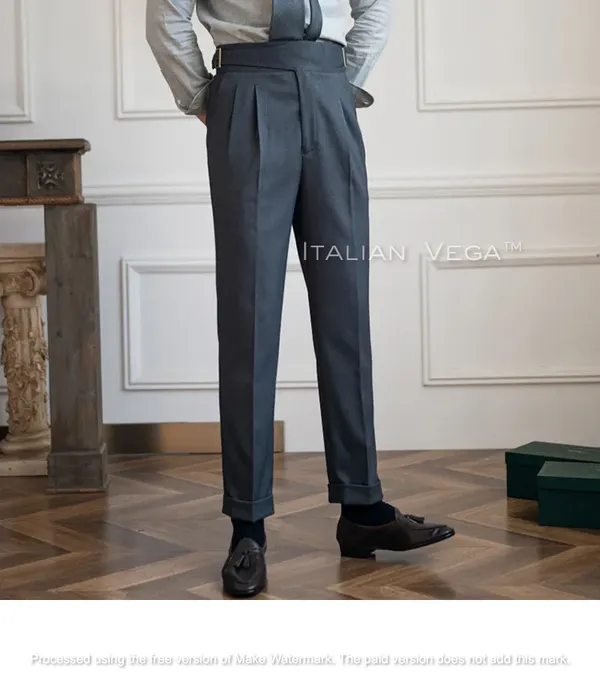 Elephant_Grey_Polyester_Blend_Classic_Buckle_Gurkha_Pants_For_Men