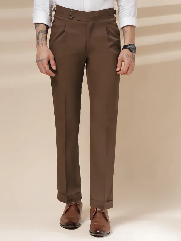 Brown_Polyester_Blend_Slim_Fit_Buttoned_Gurkha_Trousers_For_Men