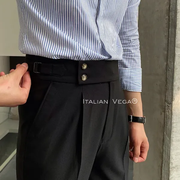 Black_Polyester_Buttoned_Gurkha_Pants_For_Men