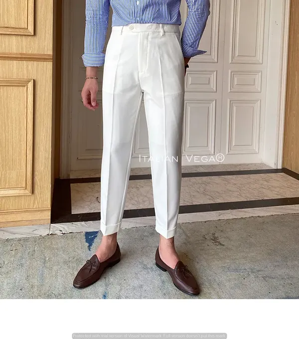 White_Cotton_Lycra_Straight_Fit_Formal_Pants_For_Men