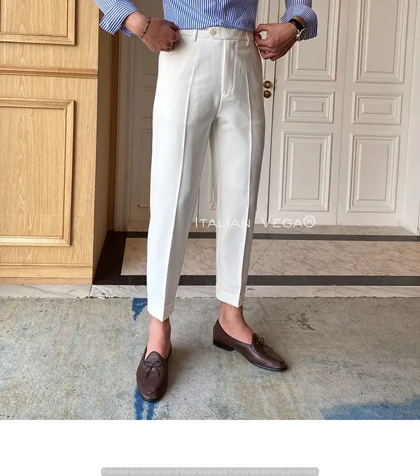 White_Cotton_Lycra_Straight_Fit_Formal_Pants_For_Men