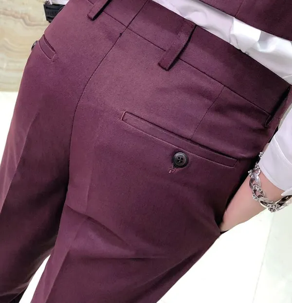 Wine_Cotton_Lycra_Straight_Fit_Formal_Pants_For_Men