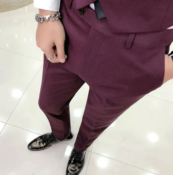 Wine_Cotton_Lycra_Straight_Fit_Formal_Pants_For_Men