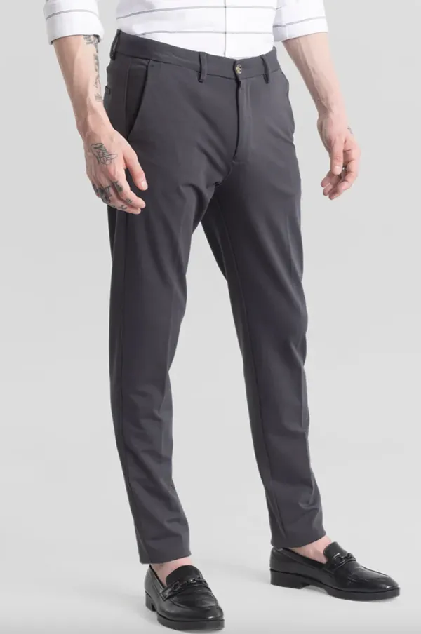 Black_Cotton_Lycra_Slim_Fit_Casual_Trousers_For_Men
