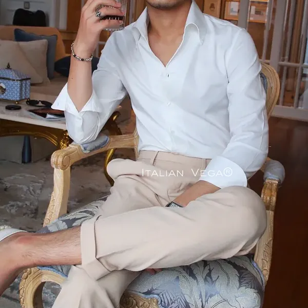 Ivory_White_Cotton_Solid_One_Piece_Collar_Shirt_For_Men