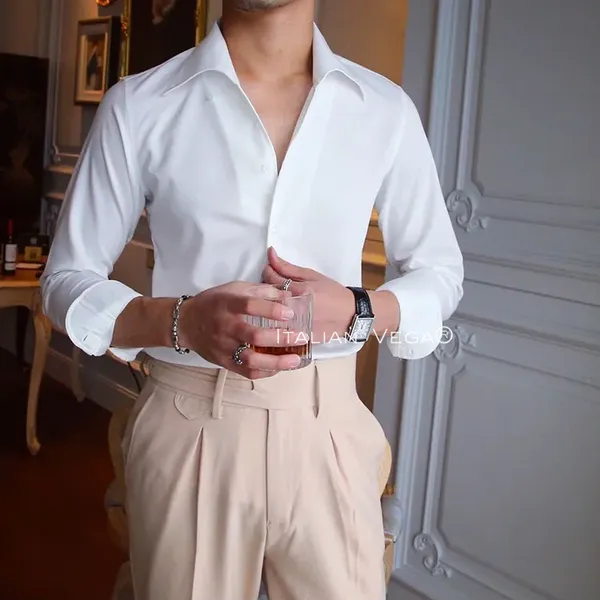 Ivory_White_Cotton_Solid_One_Piece_Collar_Shirt_For_Men