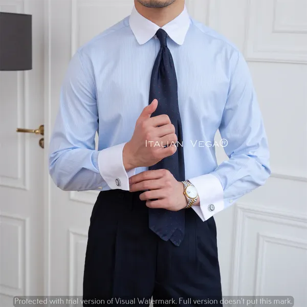 Blue_Cotton_Striped_Formal_Shirt_For_Men