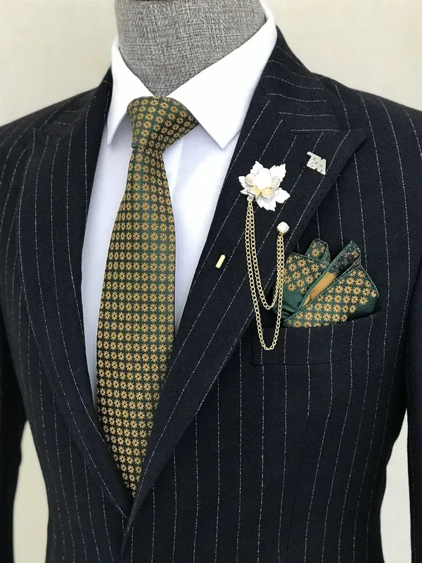 Navy_Terry_Cotton_Striped_Single_Breasted_2_Piece_Suit_For_Men