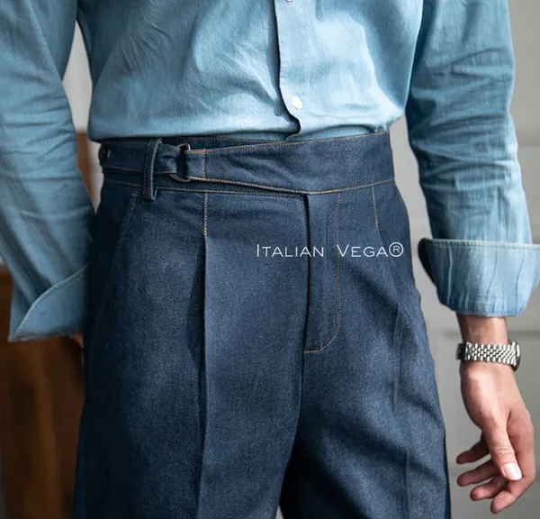 Dark_Blue_Denim_Gurkha_Trousers_For_Men
