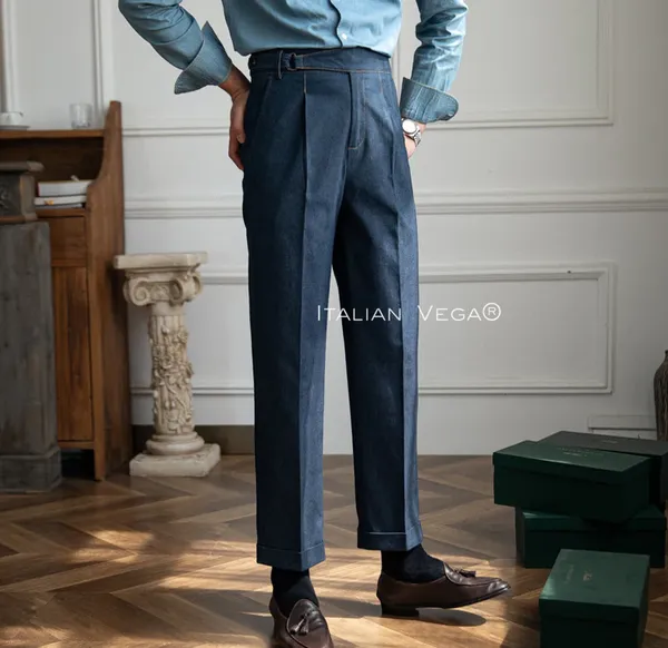 Dark_Blue_Denim_Gurkha_Trousers_For_Men