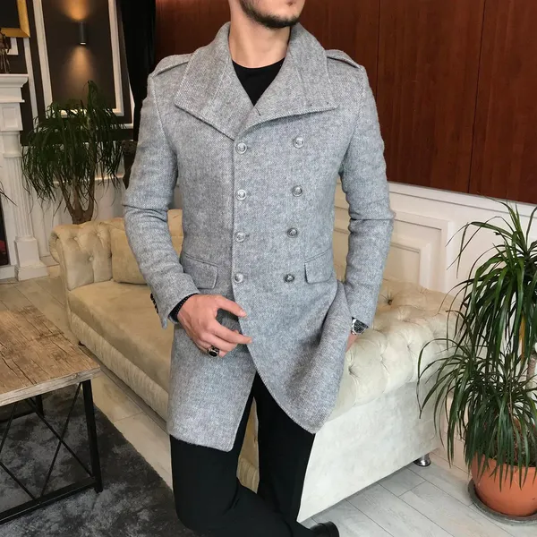 Ash_Grey_Tweed_Double_Breasted_Coat_For_Men