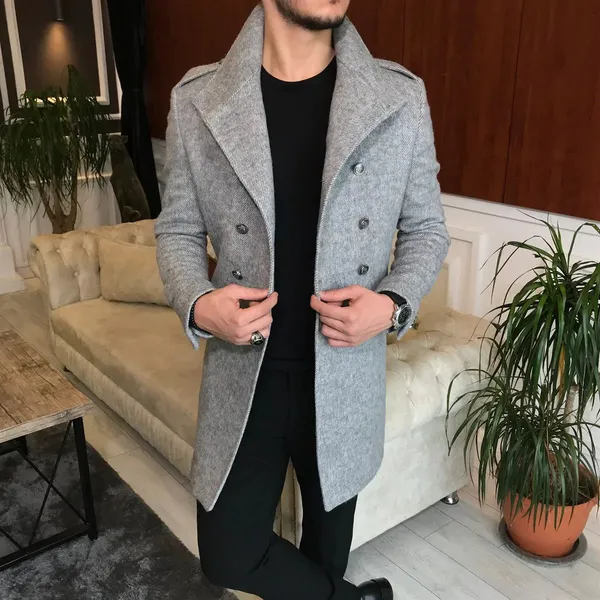 Ash_Grey_Tweed_Double_Breasted_Coat_For_Men
