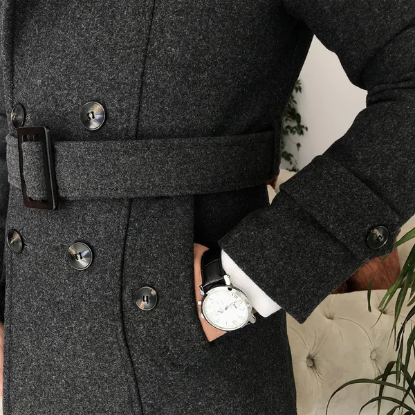 Black_Tweed_Double_Breasted_Overcoat_For_Men