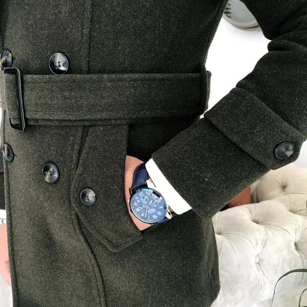 Dark_Green_Tweed_Double_Breasted_Coat_For_Men