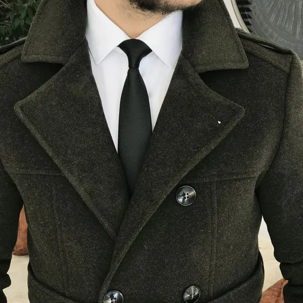 Dark_Green_Tweed_Double_Breasted_Coat_For_Men