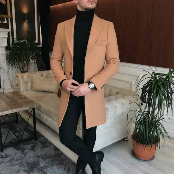 Camel_Tweed_Charleston_Overcoat_For_Men