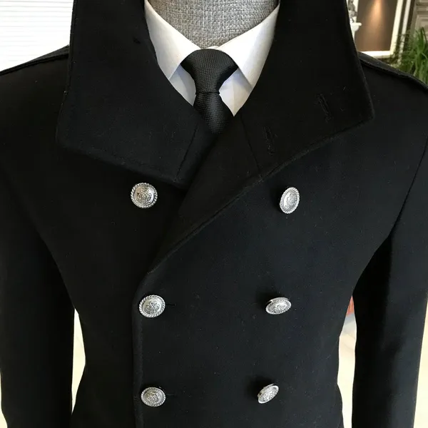 Black_Tweed_Double_Breasted_Overcoat_For_Men