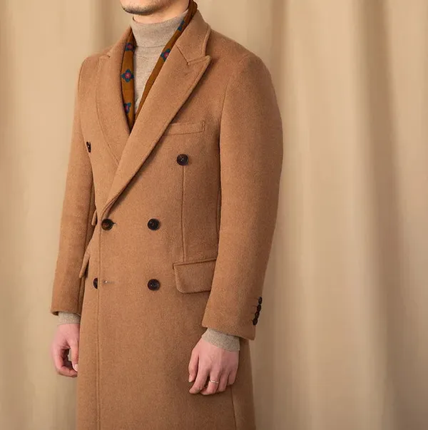 Brown_Tweed_Double_Breasted_Coat_For_Men