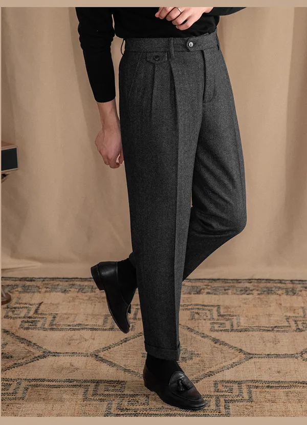 Grey_Herringbone_Straight_Fit_Gurkha_Trousers_For_Men