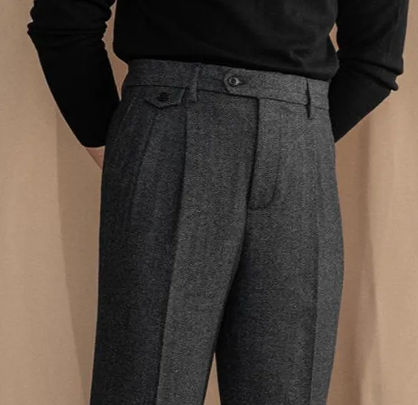Grey_Herringbone_Straight_Fit_Gurkha_Trousers_For_Men