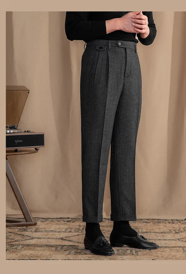 Grey_Herringbone_Straight_Fit_Gurkha_Trousers_For_Men