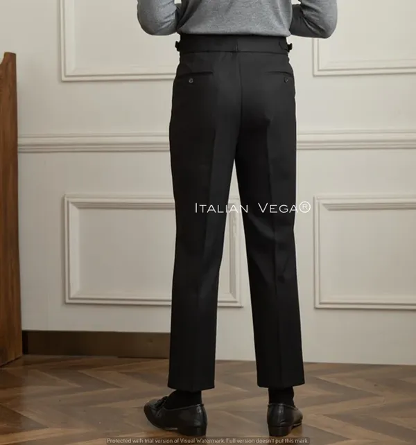 Black_Herringbone_Buttoned_Gurkha_Trousers_For_Men