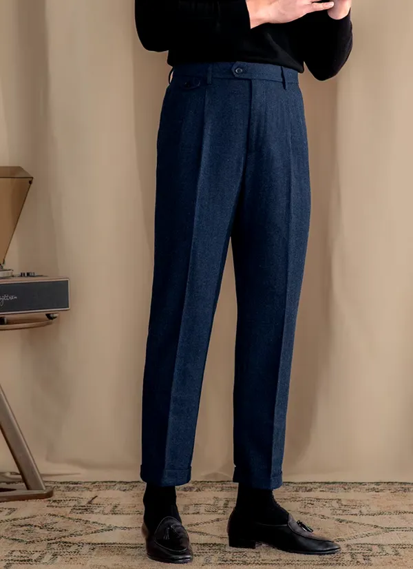 Blue_Herringbone_Straight_Fit_Gurkha_Trousers_For_Men