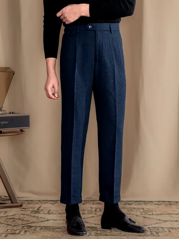 Blue_Herringbone_Straight_Fit_Gurkha_Trousers_For_Men