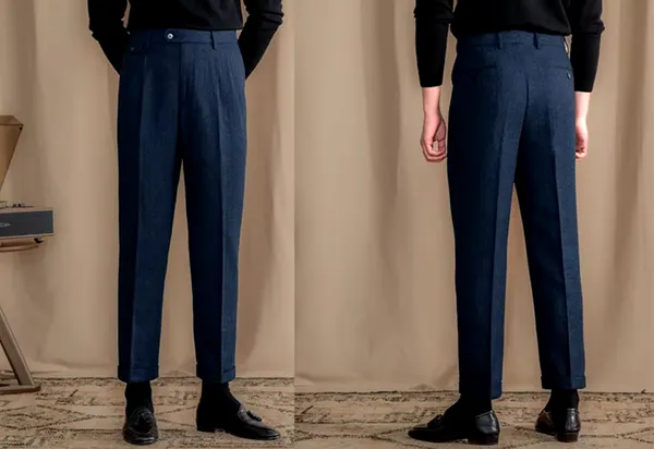 Blue_Herringbone_Straight_Fit_Gurkha_Trousers_For_Men