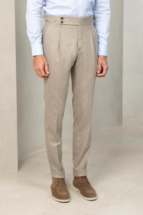 Beige_Flannel_Regular_Fit_Signature_Gurkha_Pants_For_Men